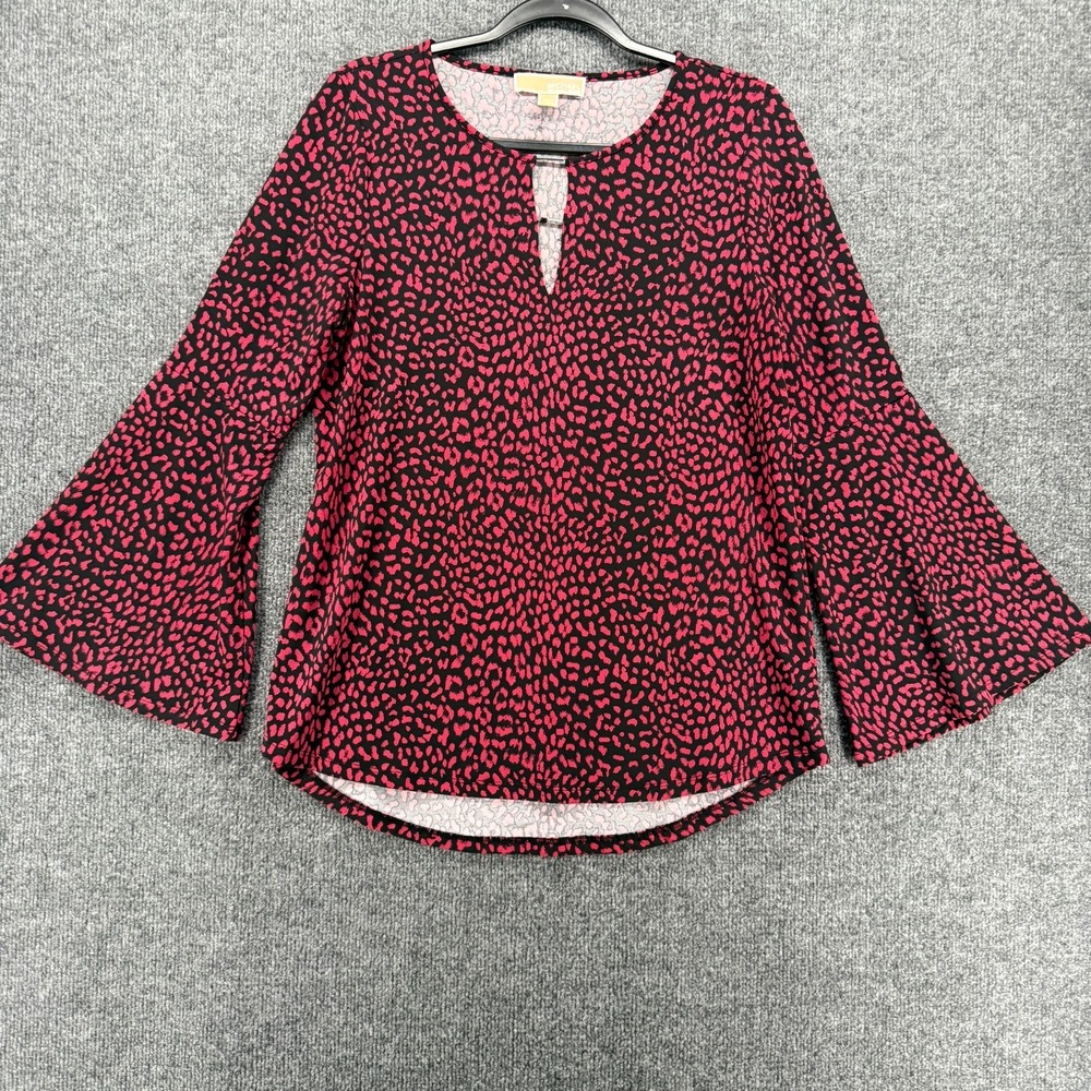 Michael‎ Kors Top Womens M Black Purple Fairy Grunge Whimsigoth Romantic Goth